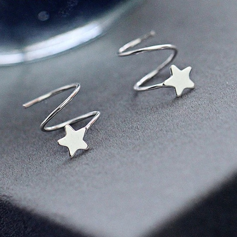 Corkscrew Earrings